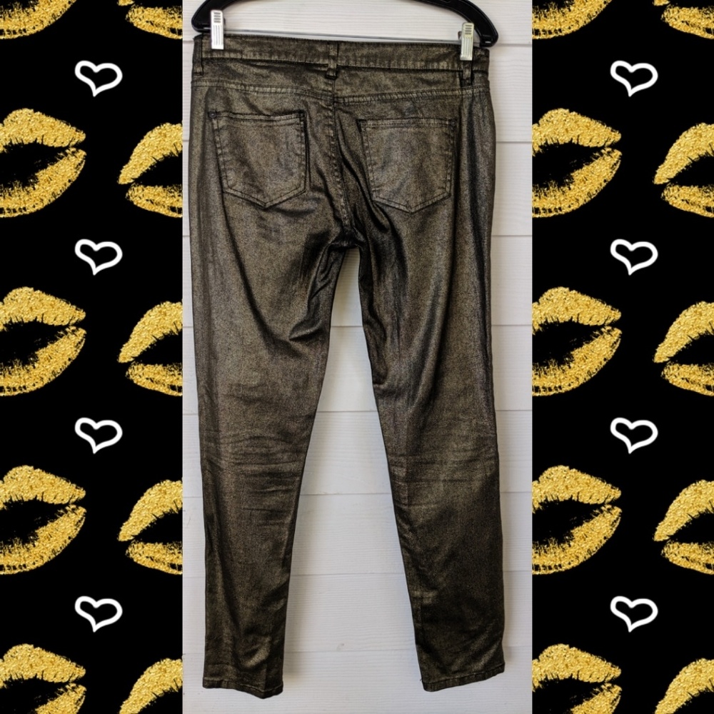 MONARDA GOLD METALLIC JEANS - Picture 4 of 4